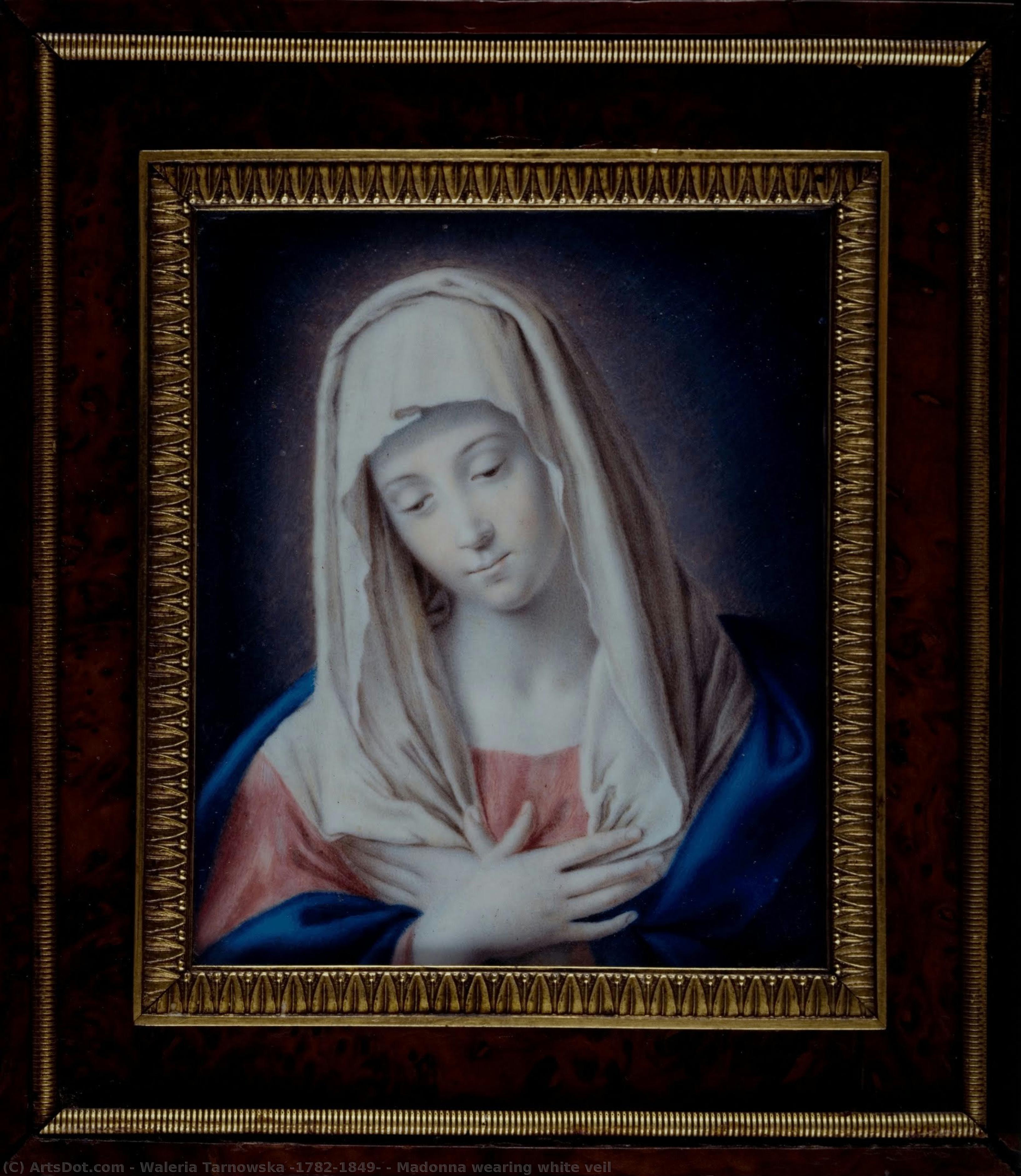 Madonna Wearing White Veil — Waleria Tarnowska (1782-1849)