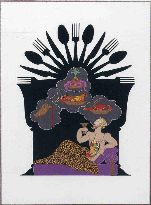 Gluttony — Erté