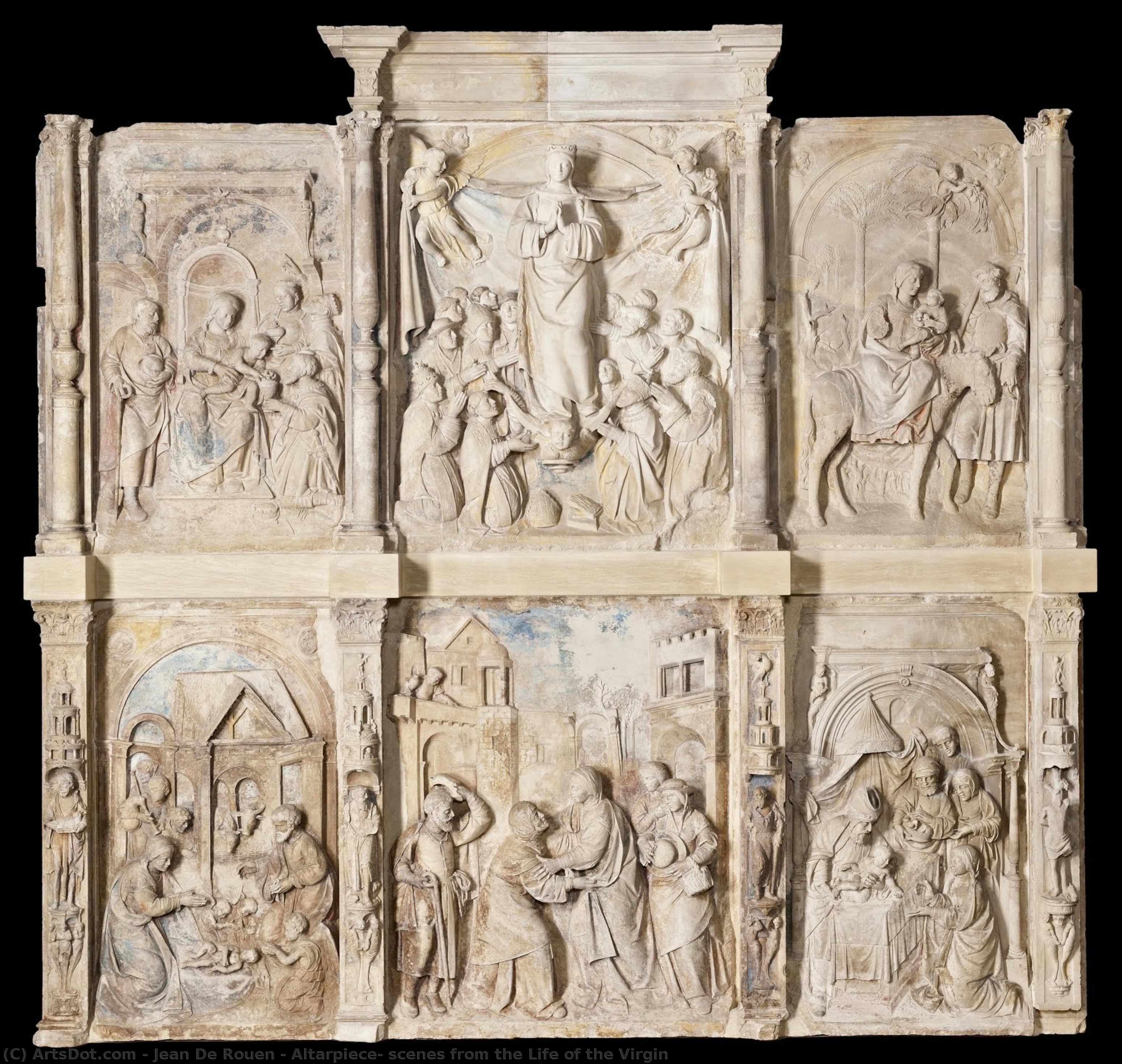 Altarpiece, Scenes From The Life Of The Virgin — Jean De Rouen