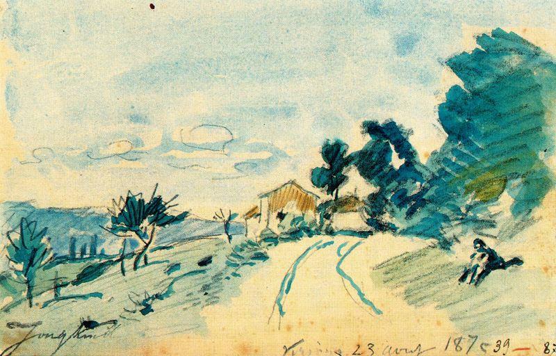 The Viricu Road — Johan Barthold Jongkind