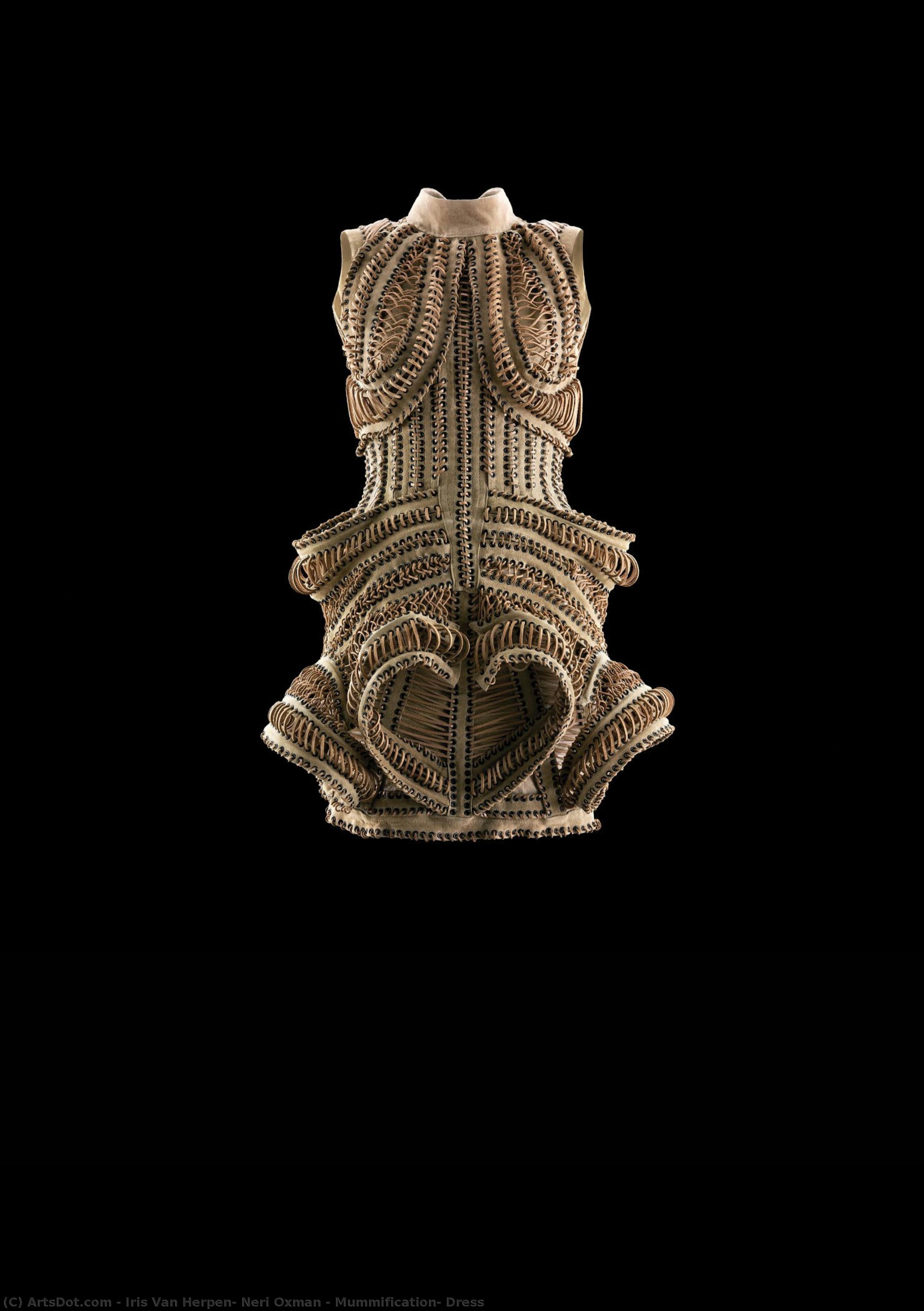 Mummification, Dress — Iris Van Herpen, Neri Oxman