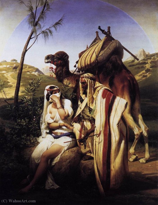 Jehuda And Tamar — Emile Jean Horace Vernet
