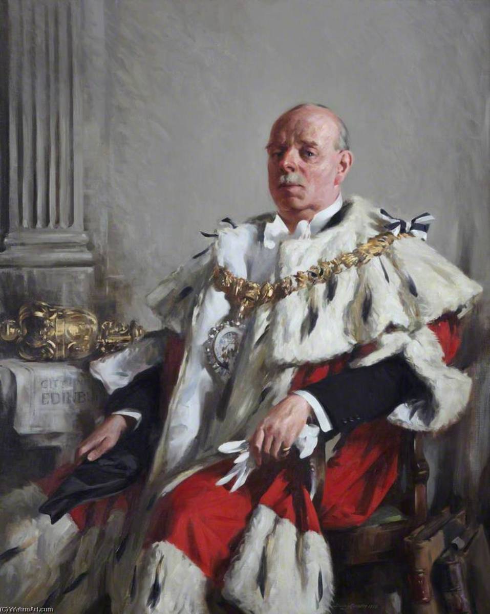 Sir Louis Stewart Gumley (1872–1941), Lld, Lord Provost Of Edinburgh (1935–1938) — Stanley Cursiter