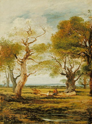 Landscape With Figures — Džon Linel
