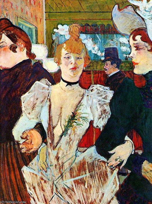 Entering Moulin Rouge Sun — Henri De Toulouse-lautrec
