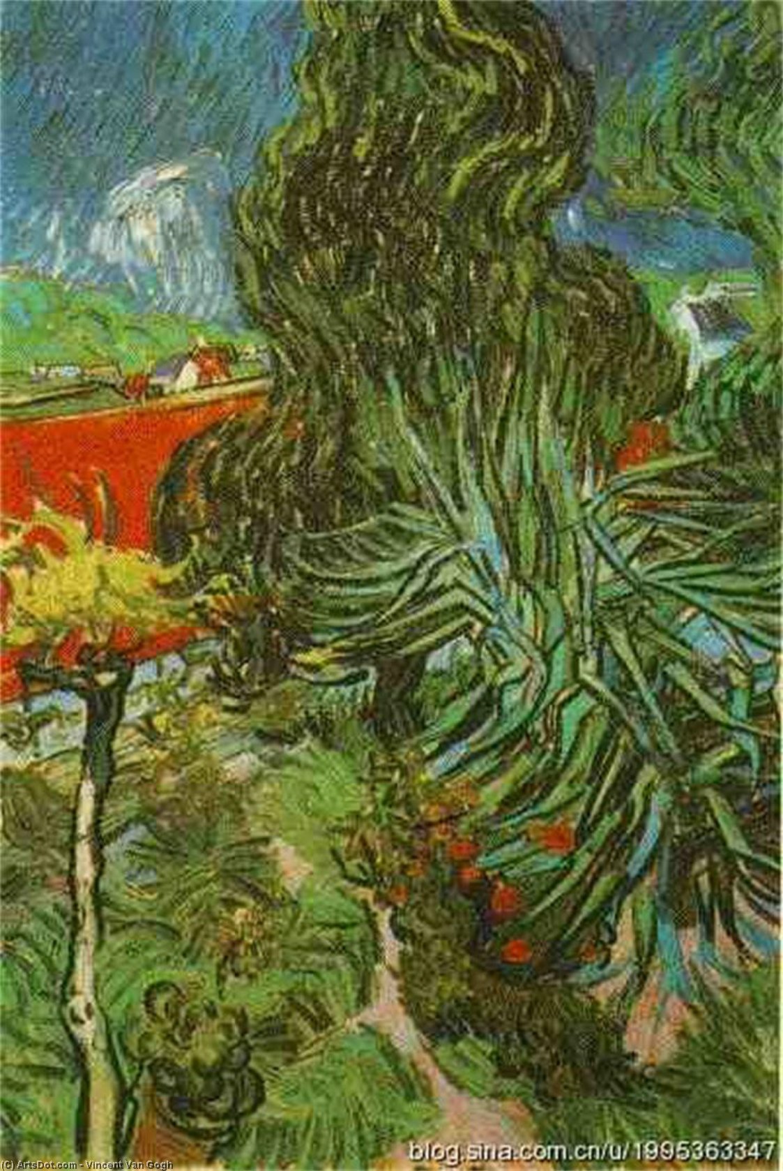 Le Jardin Du Docteur Gachet A Auvers — Vincent Willem Van Gogh