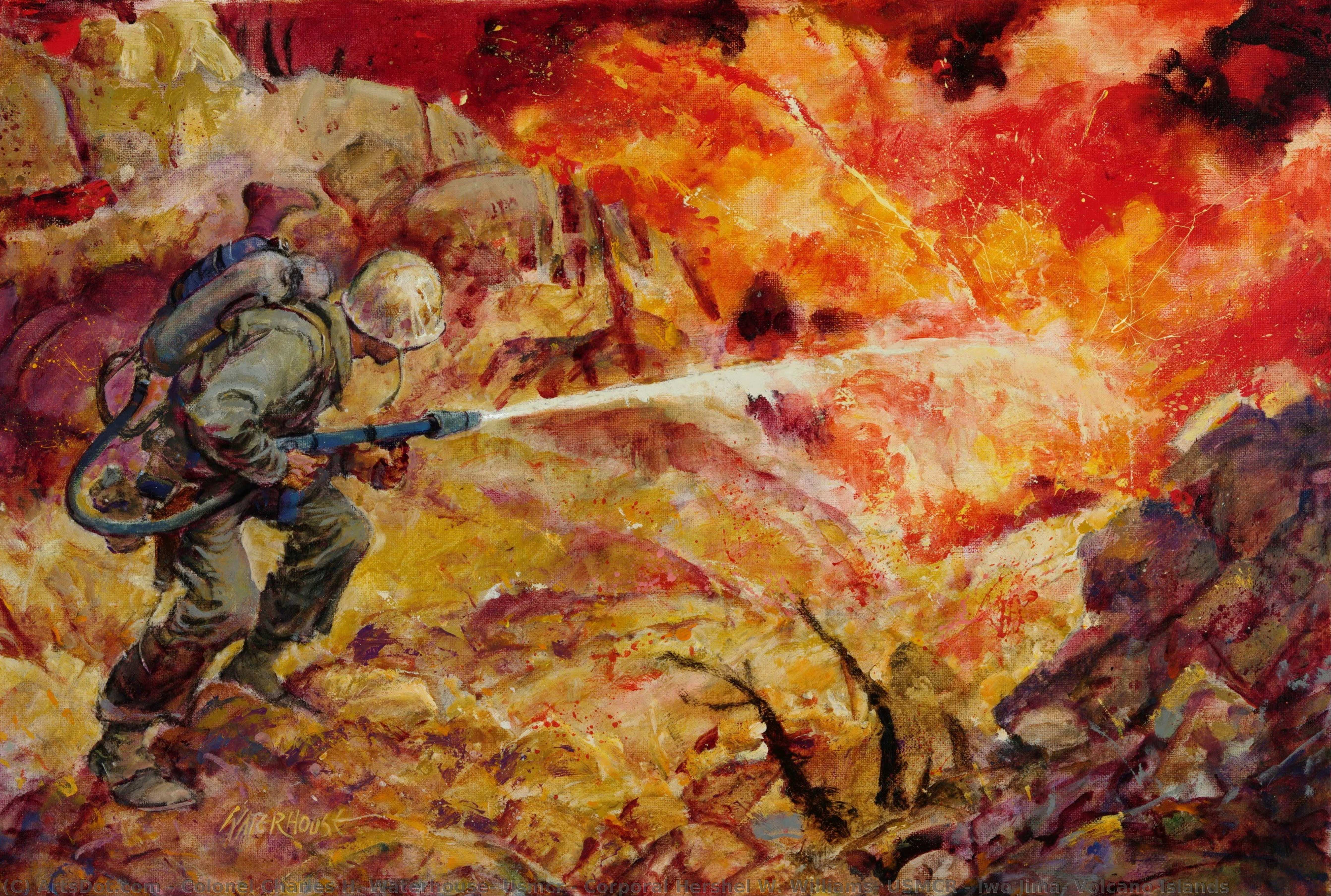Corporal Hershel W. Williams, Usmcr - Iwo Jima, Volcano Islands — Colonel Charles H. Waterhouse, Usmcr