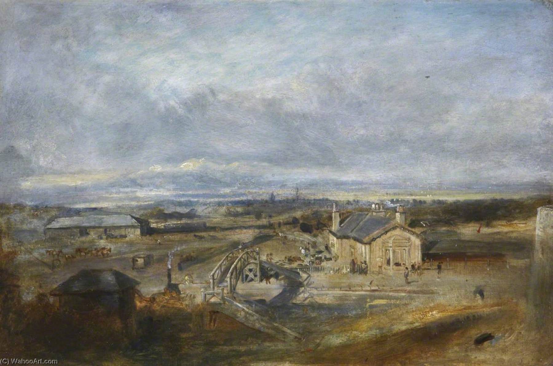 View Of Falkirk High Station — David Octavius Hill