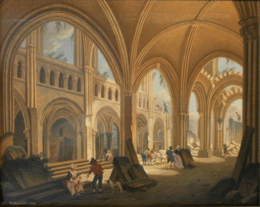 Molition Of The Church Saint-jean-en-greve Purchase — Pierre Antoine De Machy