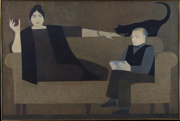 Kiesler And Wife — Will Barnet