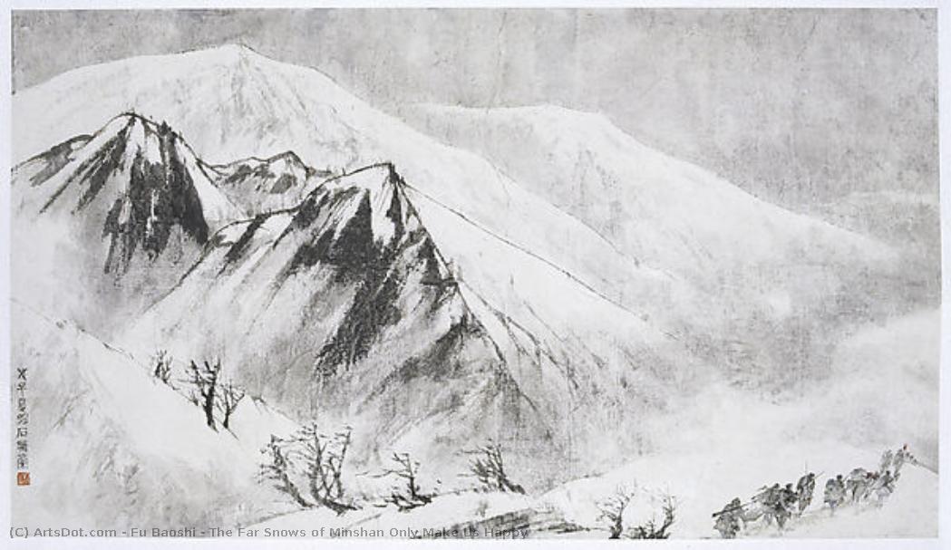 The Far Snows Of Minshan Only Make Us Happy — Fu Baoshi