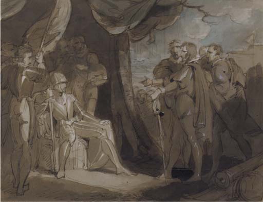Before The Battle — Richard Westall