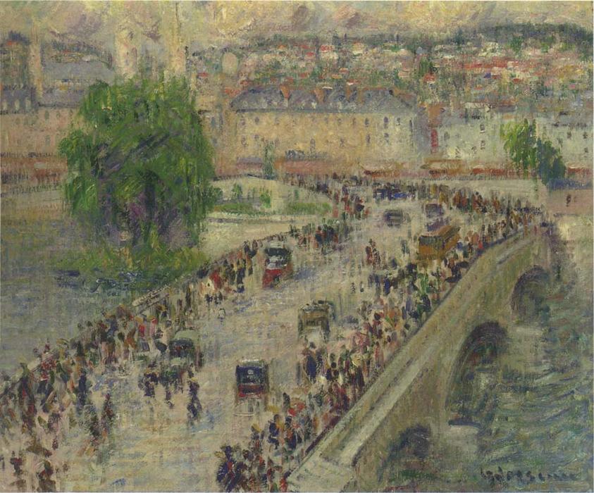 Port Corneille At Rouen — Gustave Loiseau