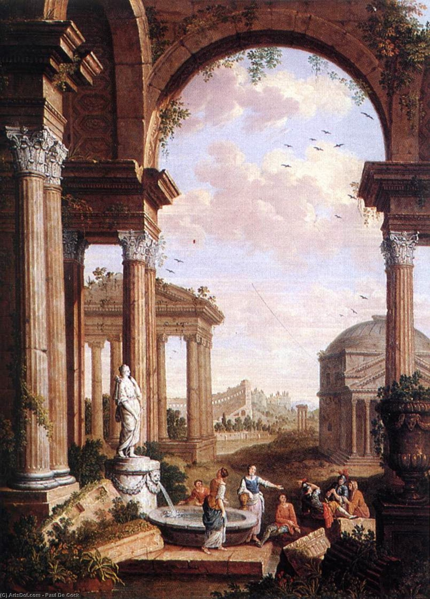 Landscape With Roman Ruins — Paul De Cock