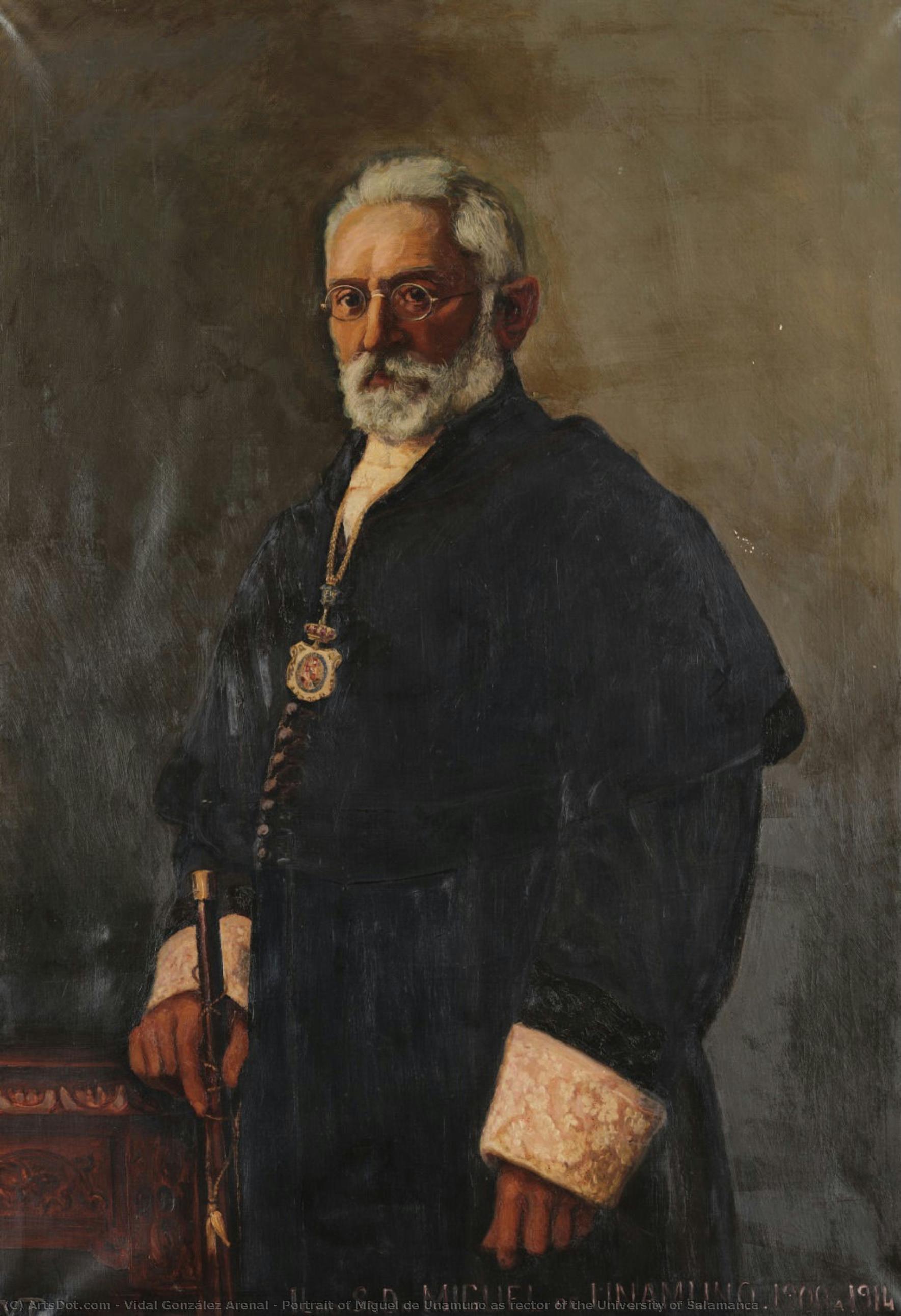 Portrait Of Miguel De Unamuno As Rector Of The University Of Salamanca — Vidal González Arenal