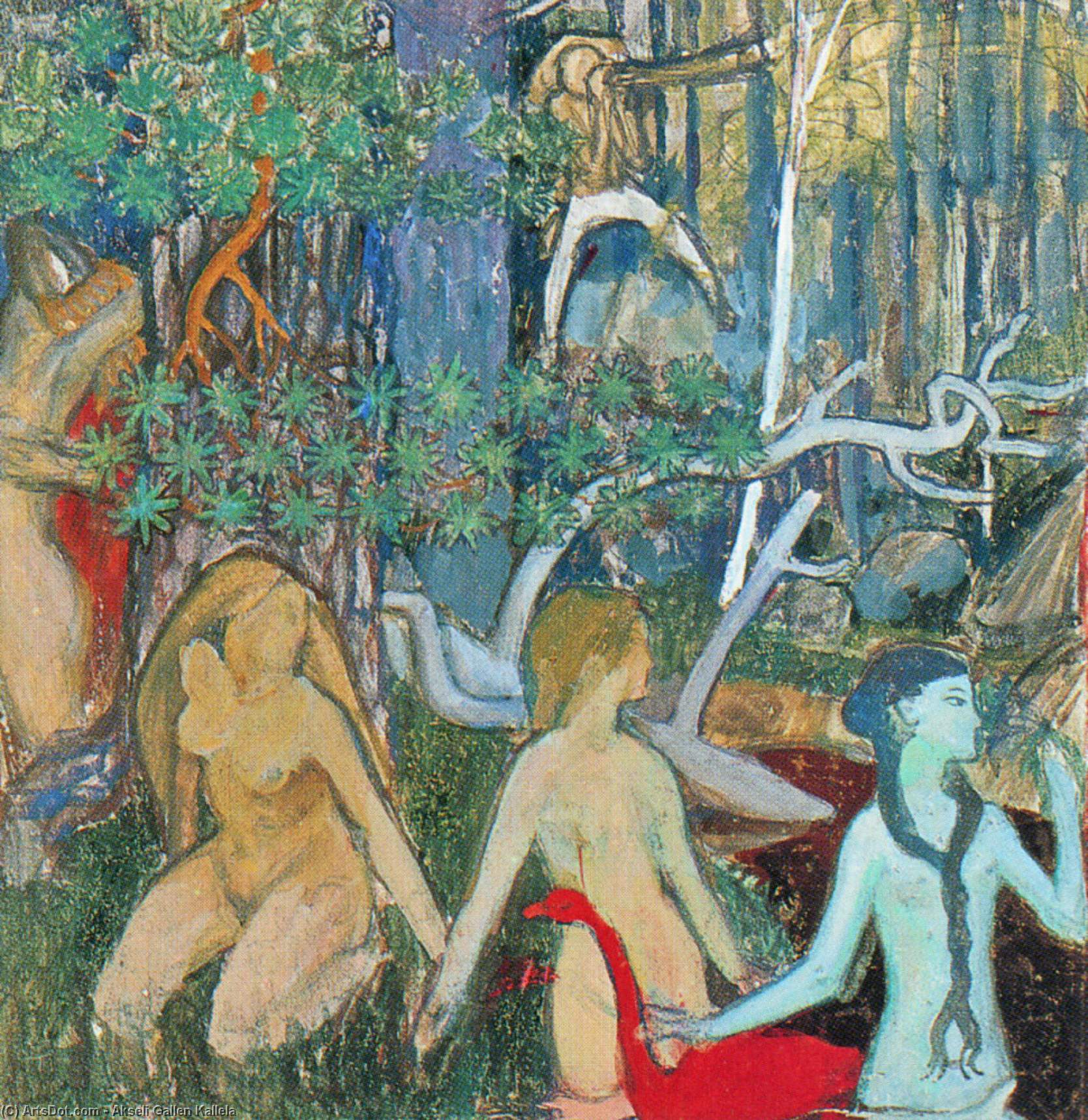 The Maids Of Tapiola — Akseli Gallen-kallela