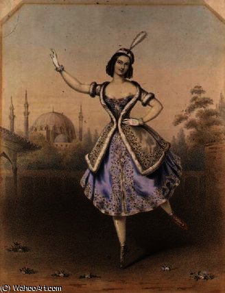 Fanny Cerrito In La Lituana — Augustus Jules Bouvier