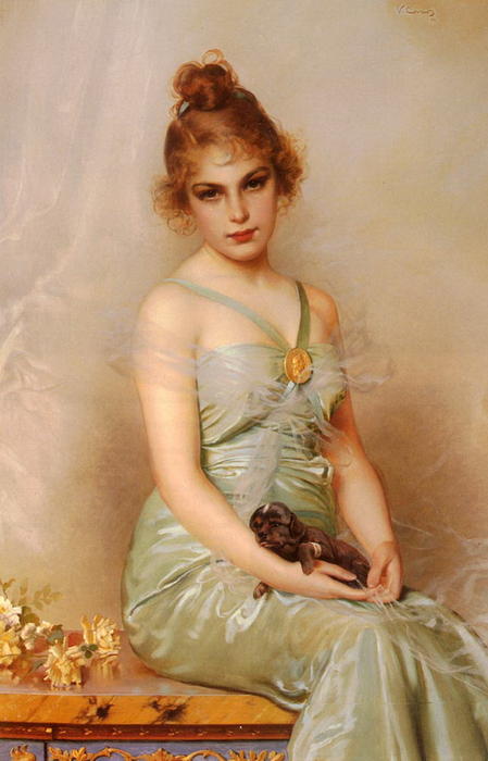 The Wounded Puppy — Vittorio Matteo Corcos