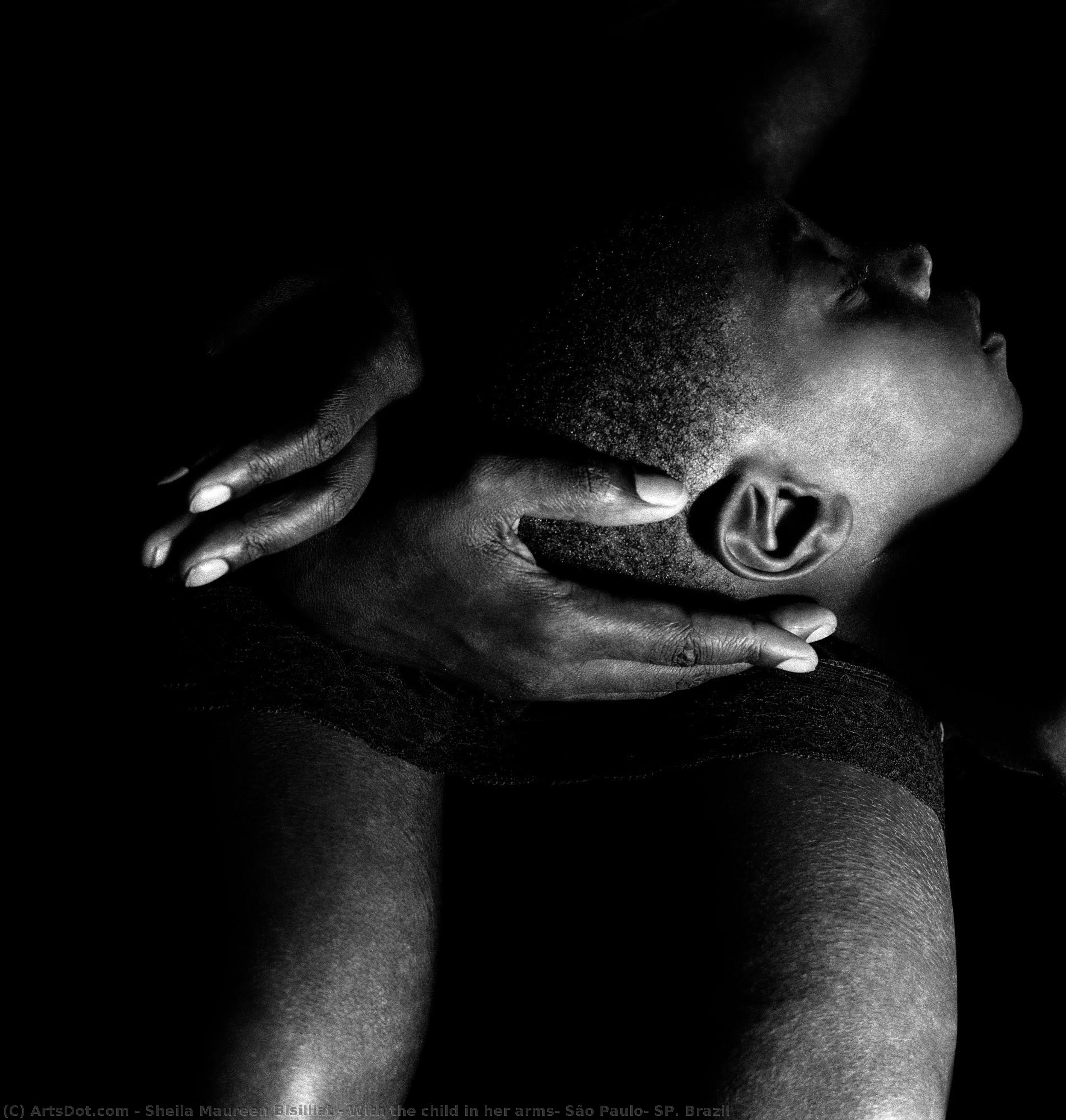 With The Child In Her Arms, São Paulo, Sp. Brazil — Šejla Morin Bisiliat