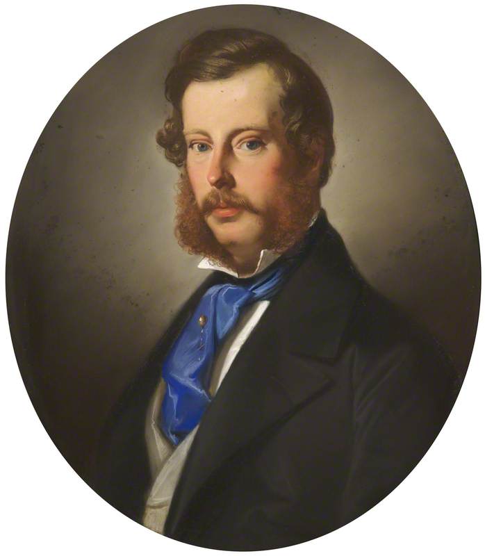 Wilbraham Egerton (1832–1909), Earl 2nd Baron Egerton Of Tatton, Aged 22 — Henry Tanworth Wells