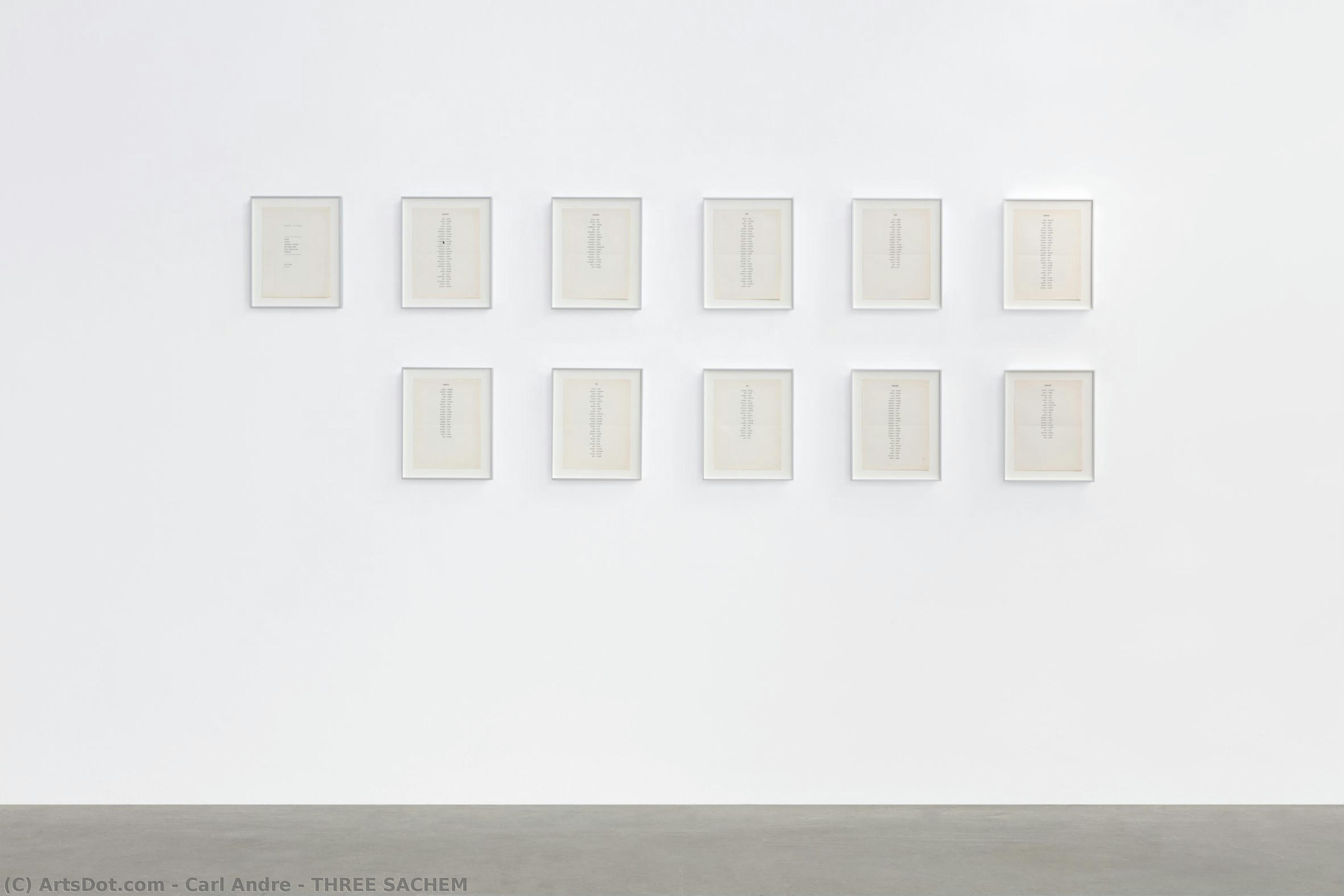 Three Sachem — Carl Andre