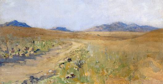 Arizona Landscape, (painting) — Anna Huntington Stanley