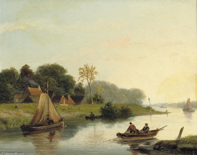 Hauling In The Nets — Nicolaas Johannes Roosenboom