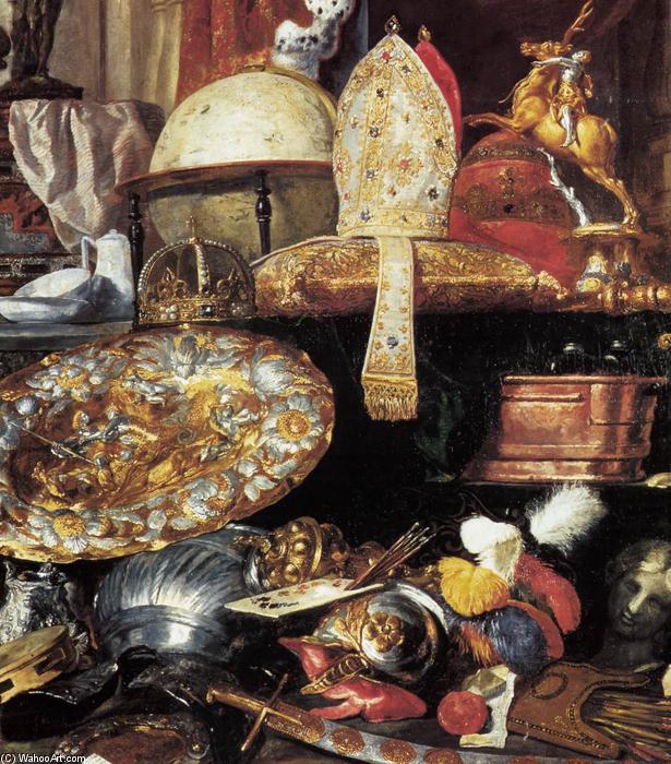 Large Vanitas Still-life (detail) — Boel Pieter (boule)