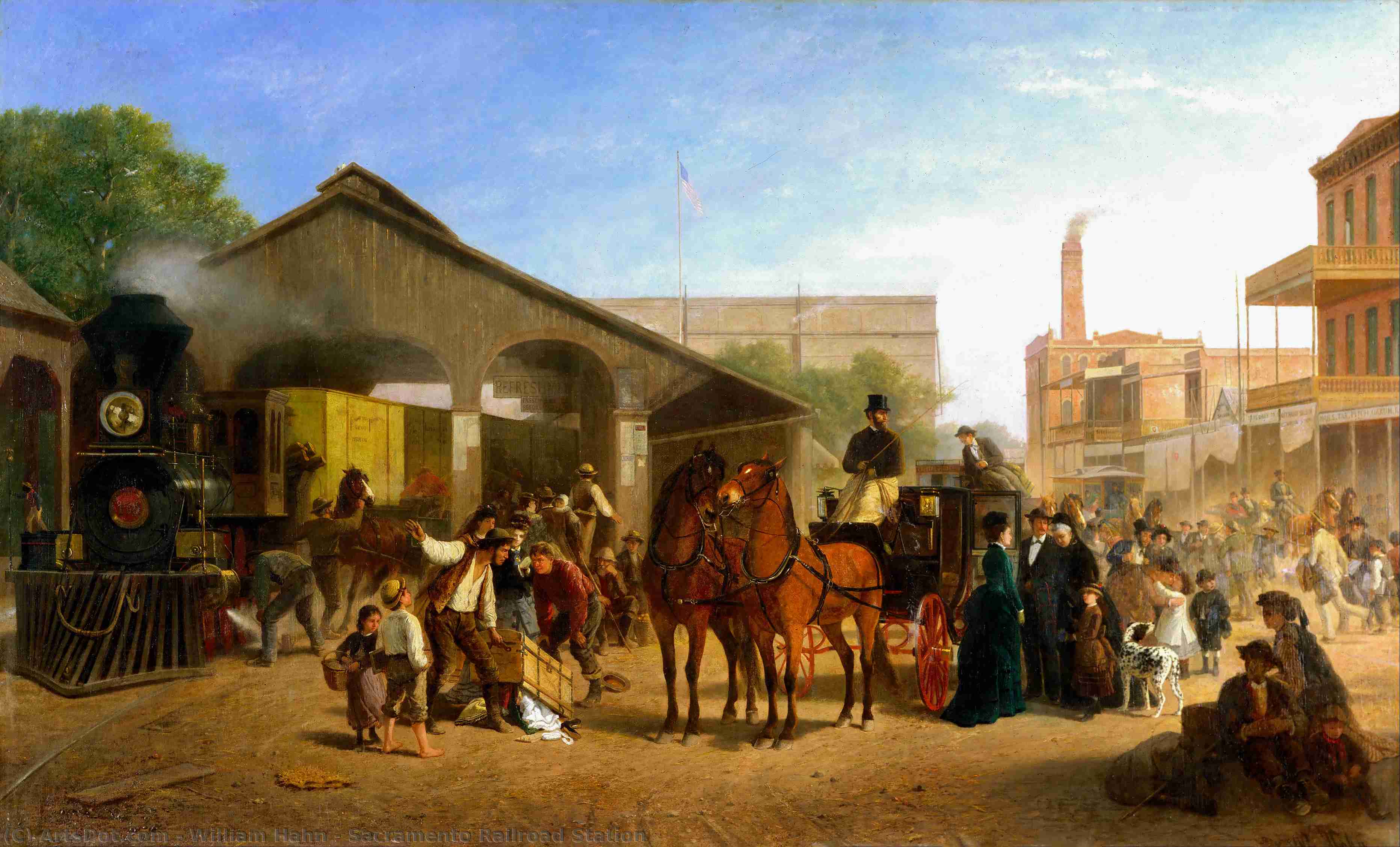 Sacramento Railroad Station — William Hahn
