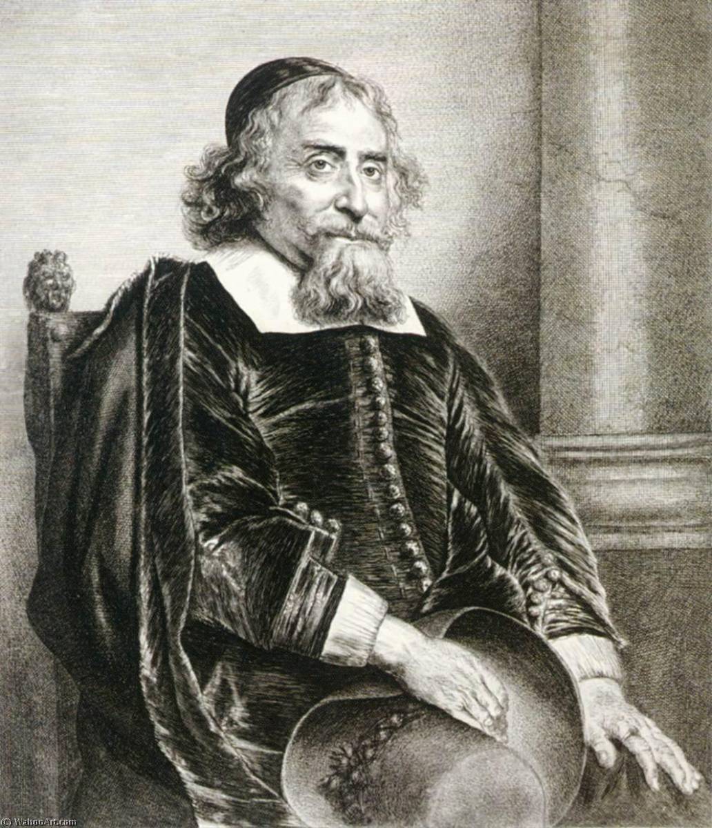 Portrait Of Ephraim Bueno — Jan Andrea Lievens Jan Lievens