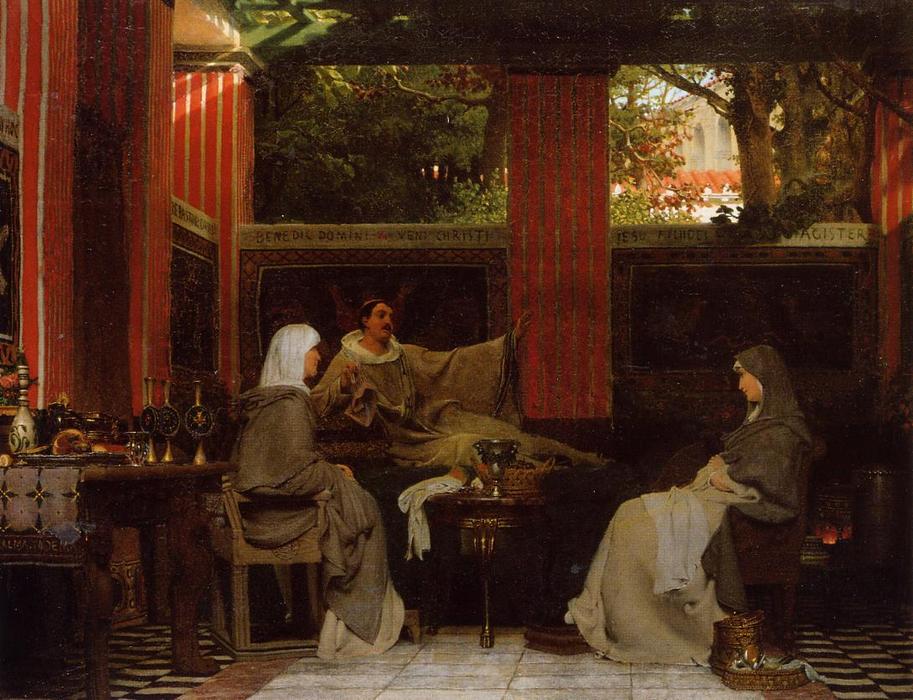 Venantius Fortunatus Reading His Poems To Radegonda Vi — Лоренс Алма Тадема