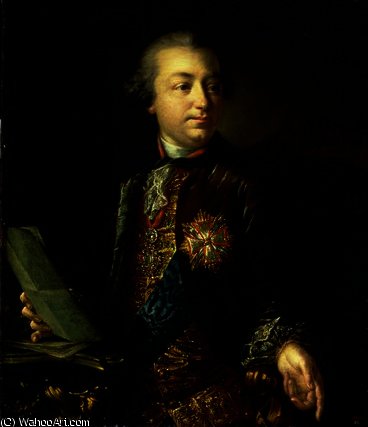 Portrait Of Ivan Ivanovich Shuvalov President Of — Anton Pavlovich Losenko