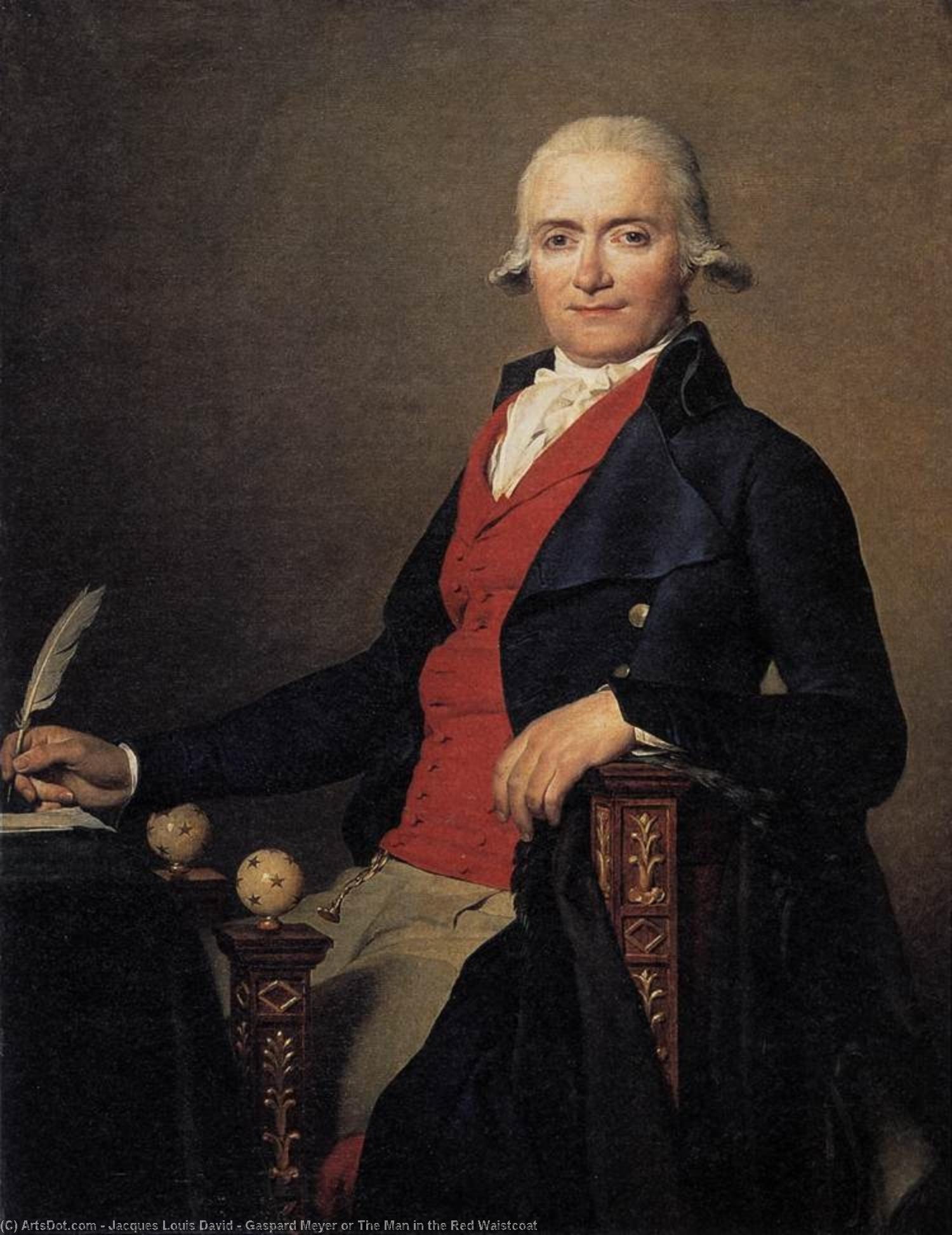 Gaspard Meyer Or The Man In The Red Waistcoat — Žak-lui David