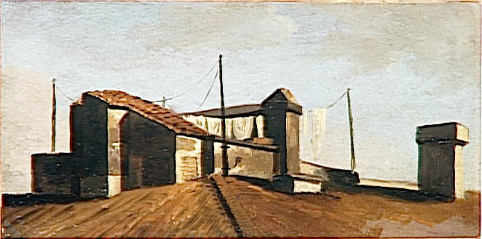 Loggia A Rome Le Toit Au Soleil — Pjer-anri De Valenjen