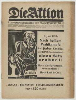 Die Aktion, Vol. 10, No. 23 24 — Conrad Felixmüller