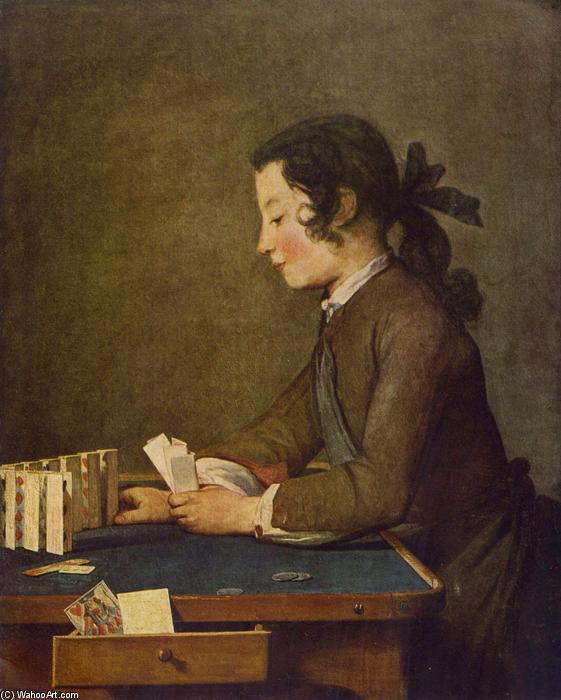 The House Of Cards — Jean-baptiste-siméon Chardin
