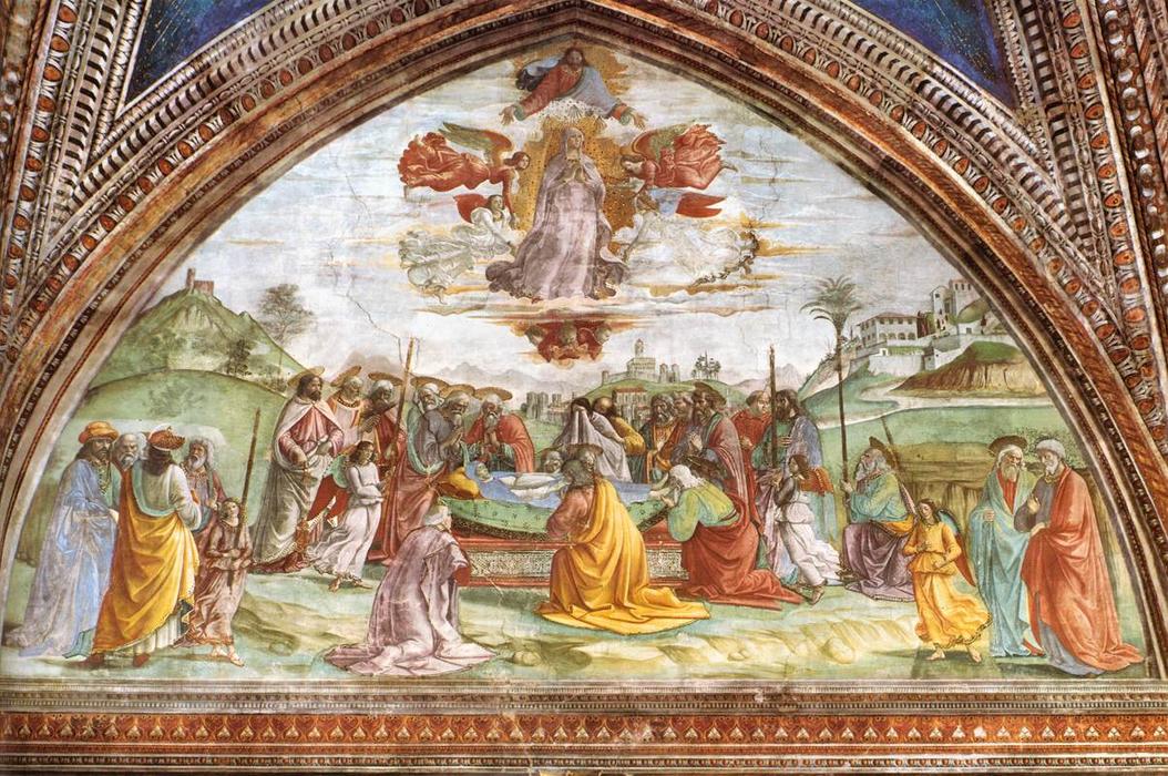 Death And Assumption Of The Virgin — Domenico Ghirlandaio