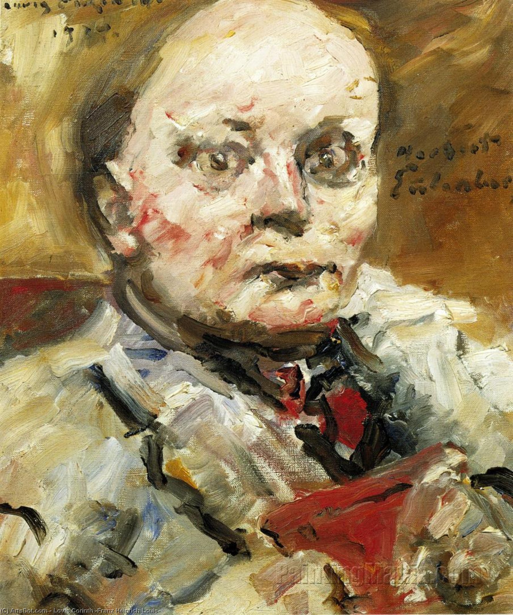 Portrait Of The Poet Herbert Eulenberg — Lovis Corinth