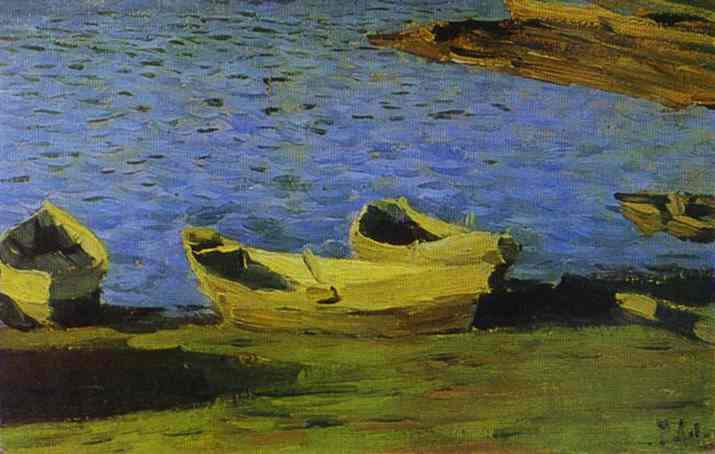By The Riverside — Isaak Ilyich Levitan