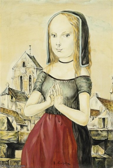 Fillette Aux Mains Jointes — Léonard Tsuguharu Foujita
