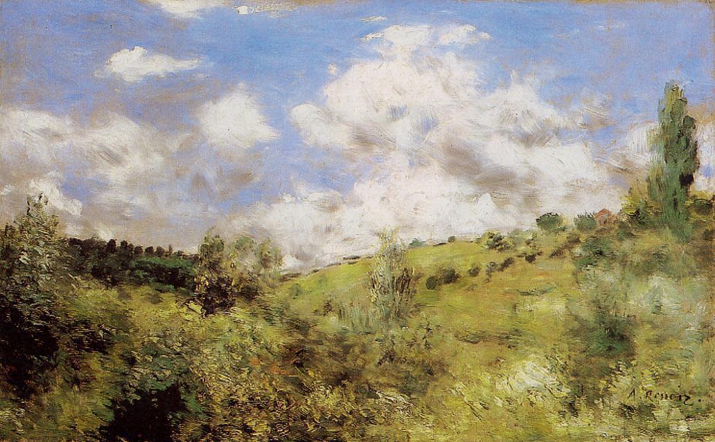 Strong Wind (also Known As Gust Of Wind) — Pierre-auguste Renoir