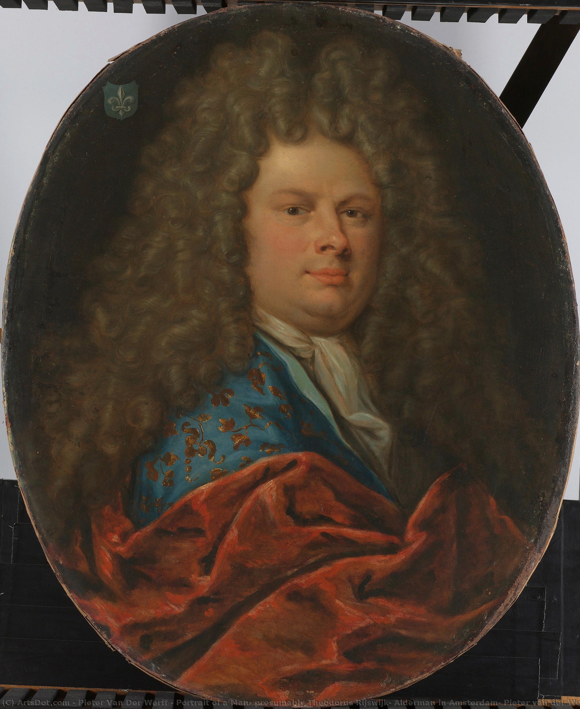 Portrait Of A Man, Presumably Theodorus Rijswijk, Alderman In Amsterdam, Pieter Van Der Werff (attributed To), C. 1700 - C. 1722 — Pieter Van Der Werff