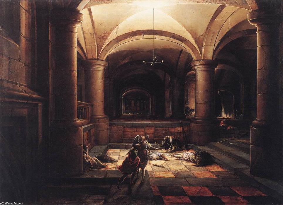The Liberation Of St Peter — Hendrik Van Steenwijck Der Jüngere