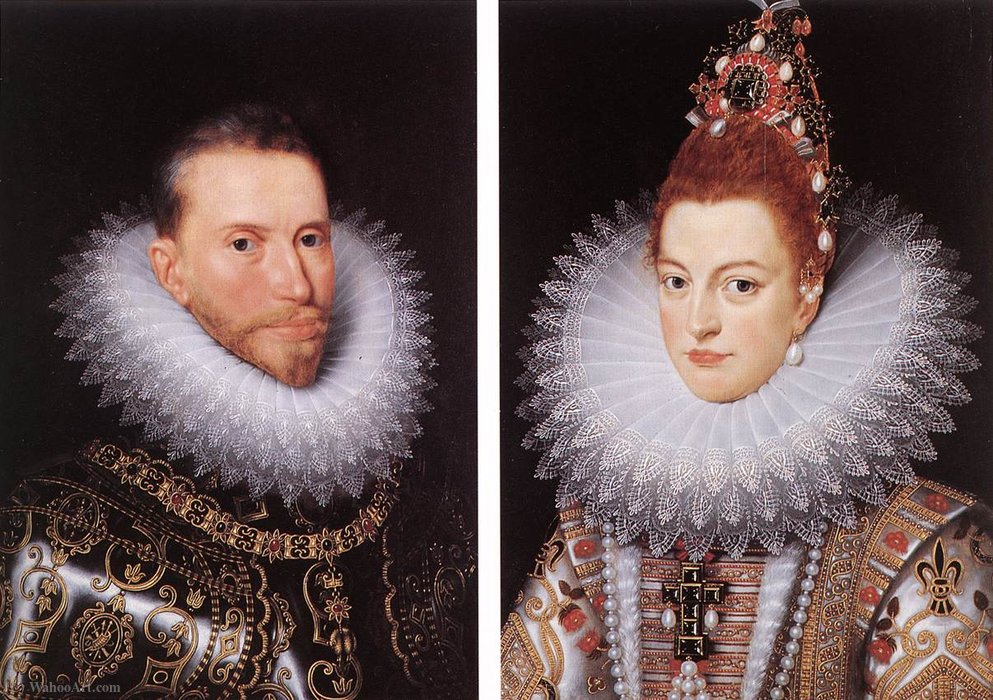 Portraits Of Archduke Albrecht And Archduchess Isabella — Frans Pourbus The Elder