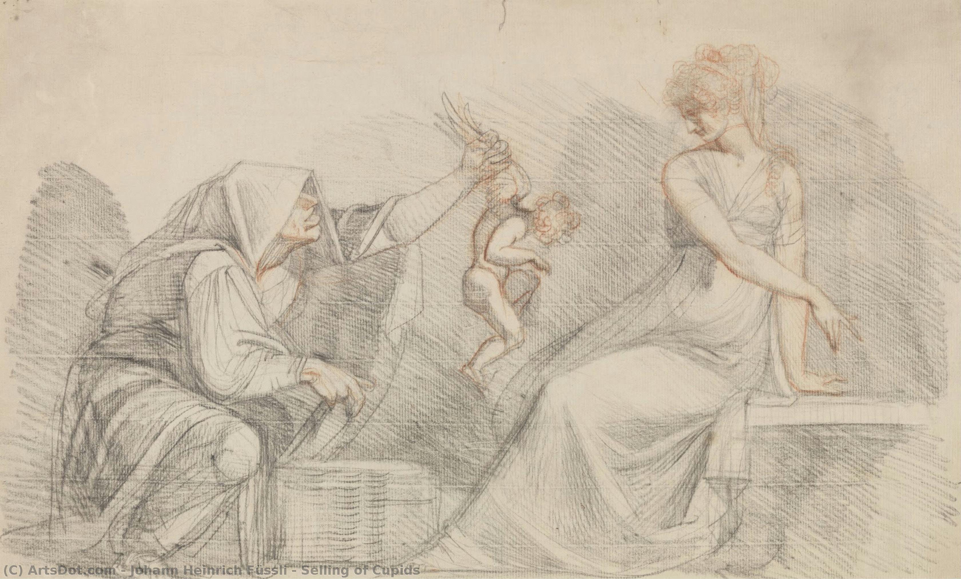 Selling Of Cupids — Johann Heinrich Füssli