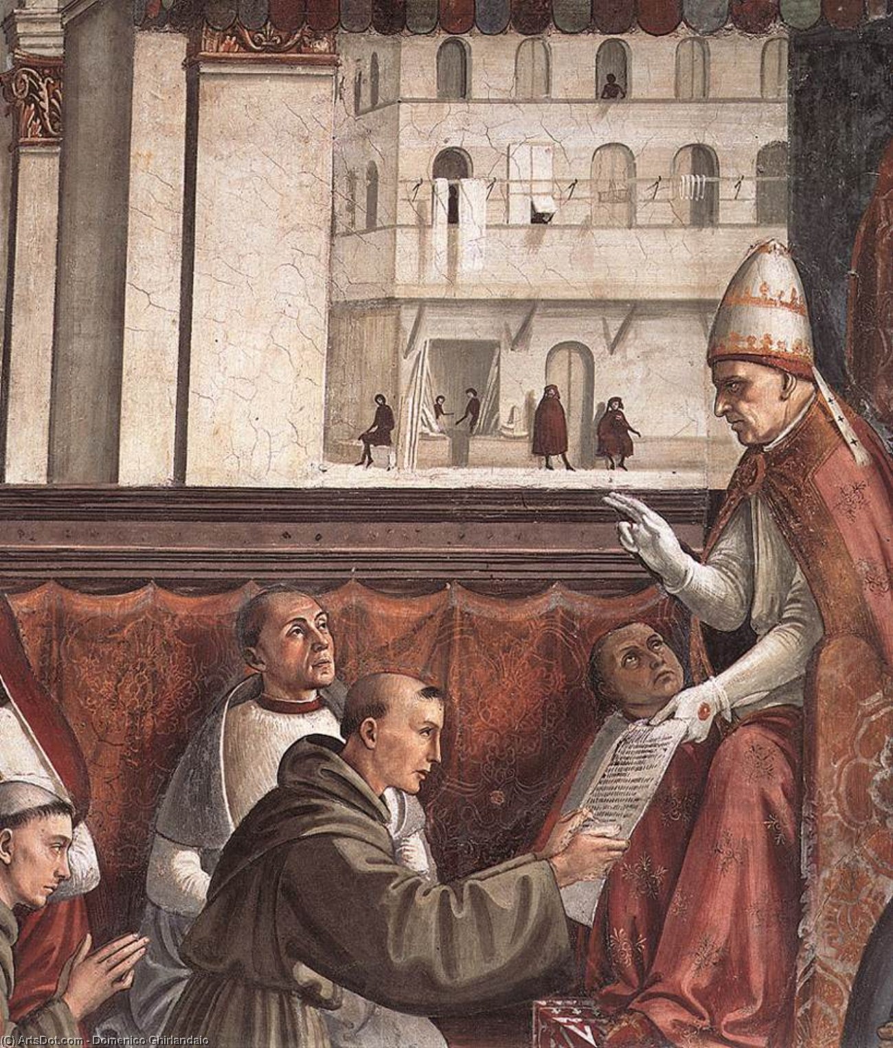 Confirmation Of The Rule (detail) — Domeniko Đirlandajo
