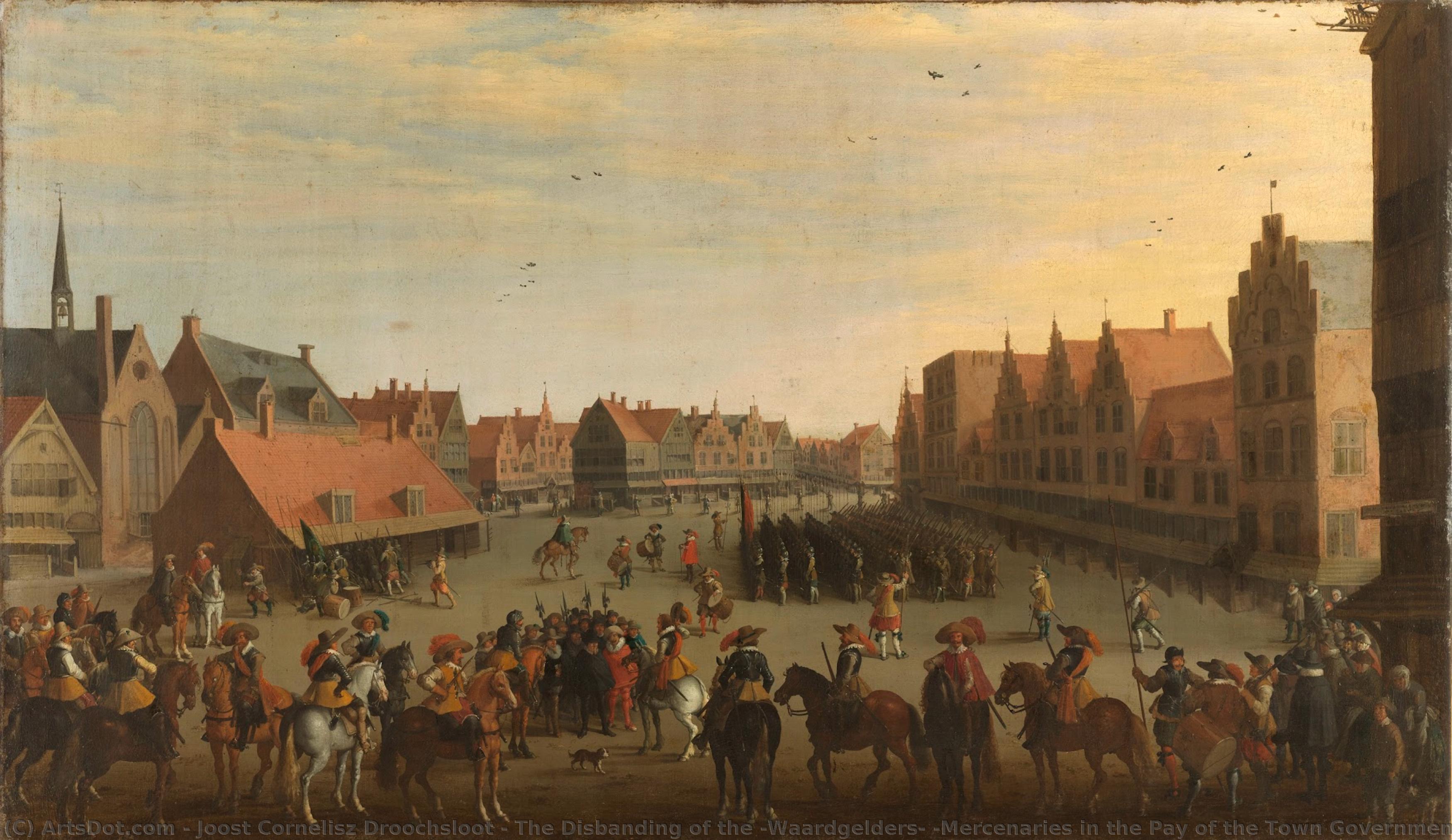 The Disbanding Of The "waardgelders" (mercenaries In The Pay Of The Town Government) By Prince Maurits In Utrecht, 31 July 1618, Joost Cornelisz Droochsloot, 1625 — Joost Cornelisz Droochsloot