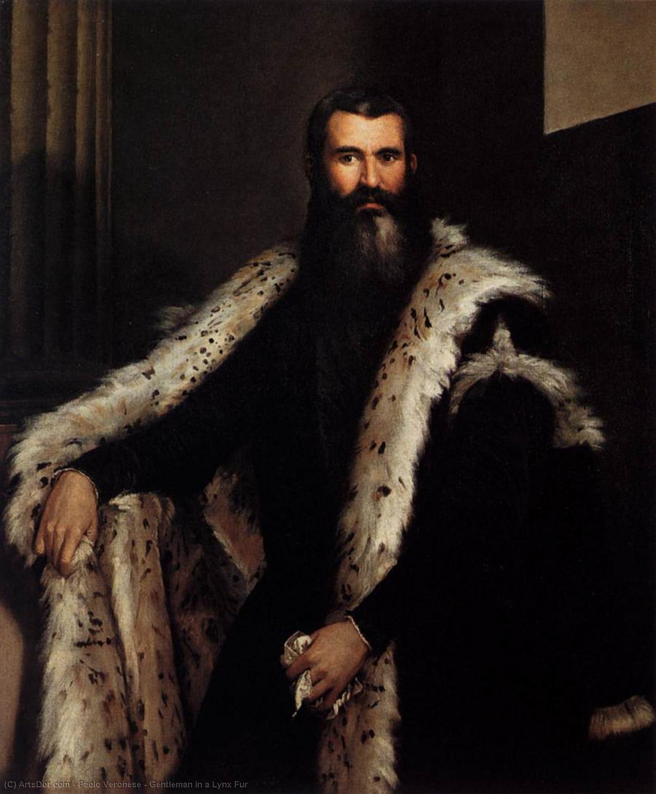 Gentleman In A Lynx Fur — Paolo Veronese