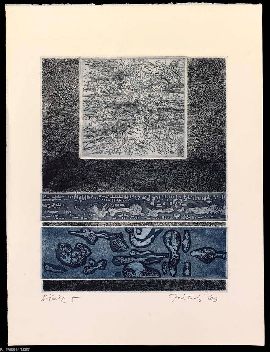 A Genesis, State 5, From The Portfolio A Genesis — Gabor Peterdi