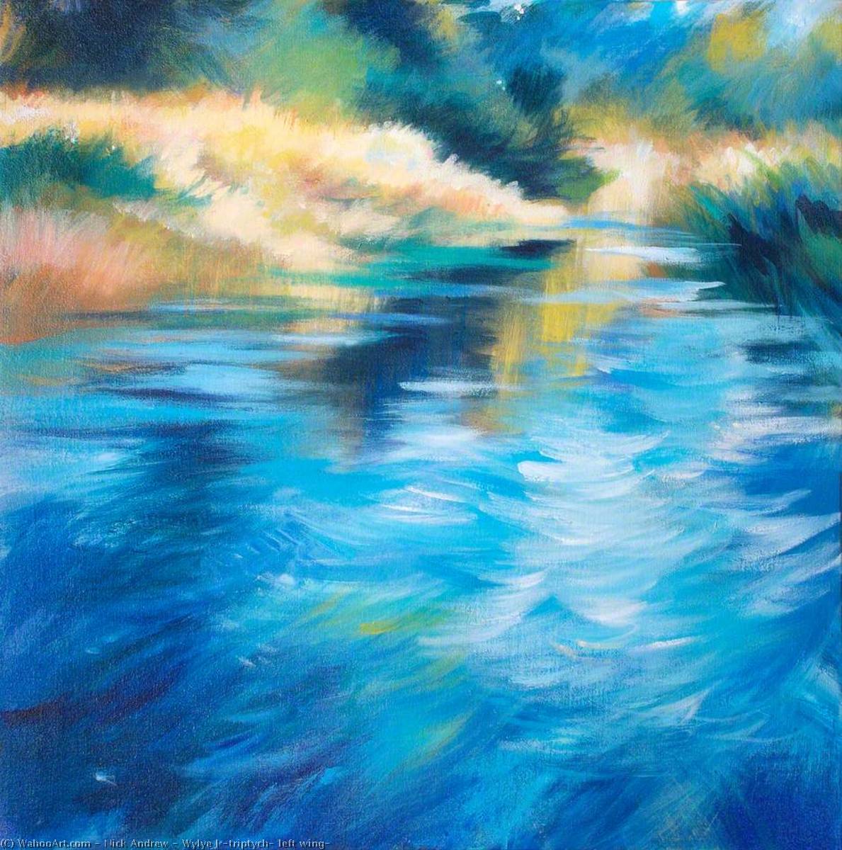 Wylye I (triptych, Left Wing) — Nick Andrew